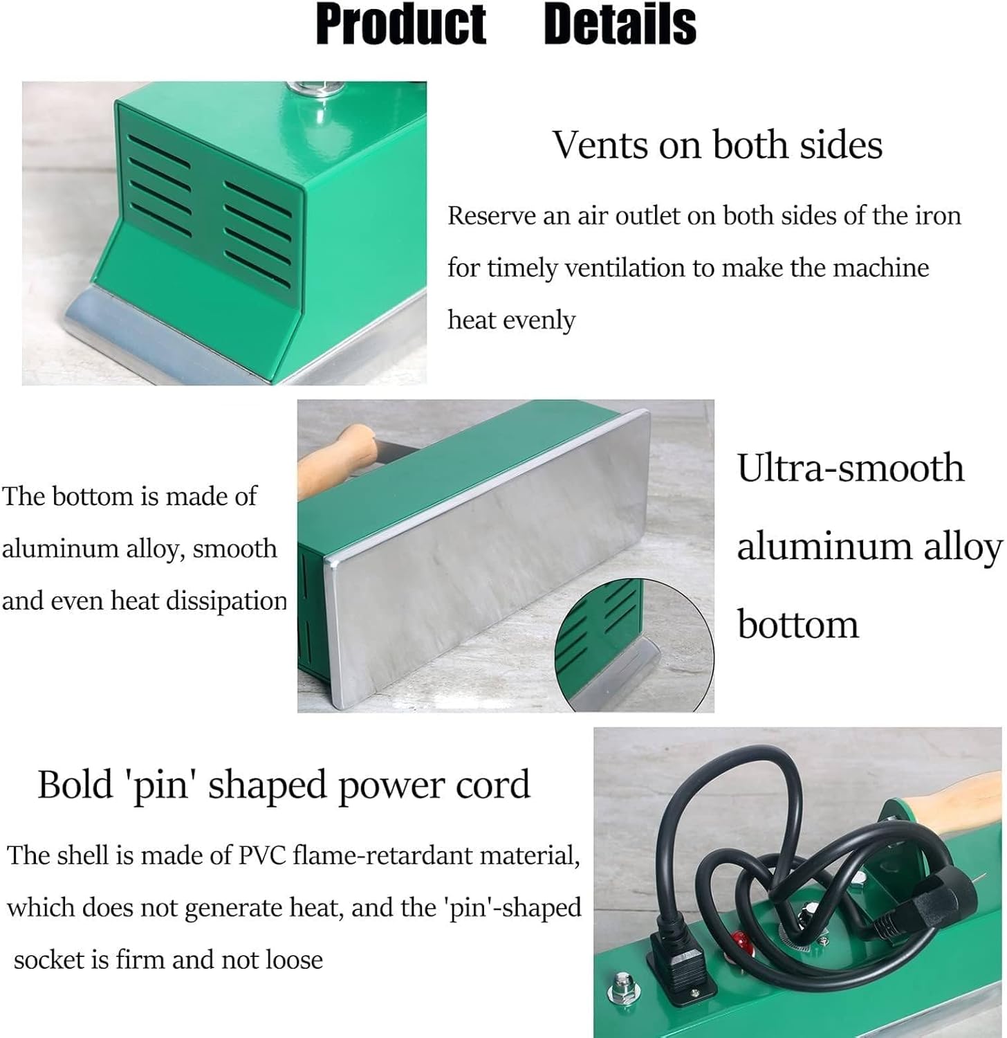 Billiards Table Cloth Iron, Pool Table Billiard, Snooker & Pool Table Cloth Iron, Adjustable Temperature Snooker Table Iron, for Billiard Games Room,Playroom Clubs,243mm