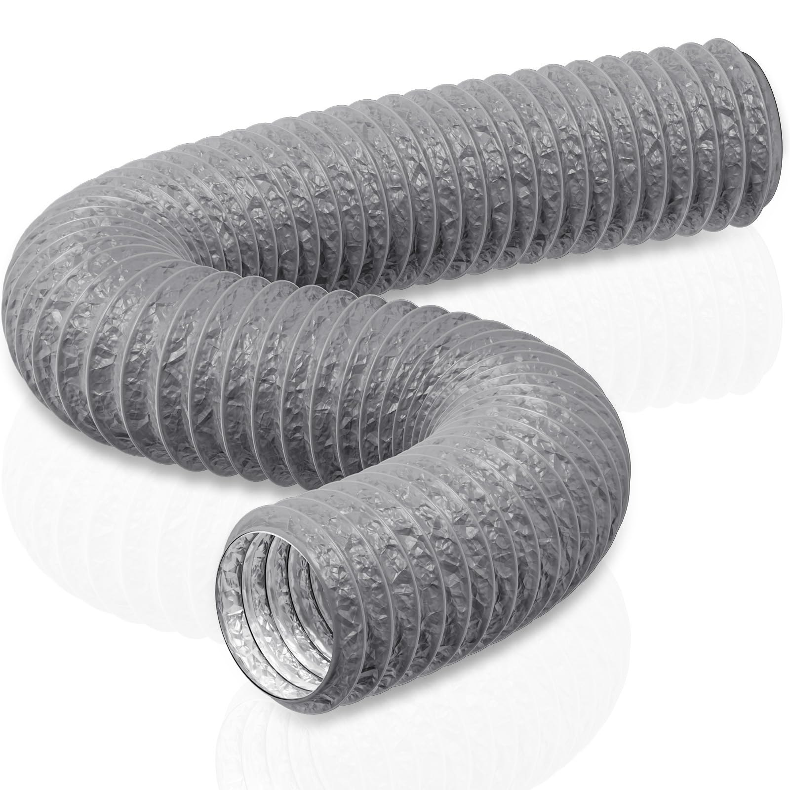 Abluftschlauch 150mm X 5m - Flexibel Für Trockner & Abzugshauben