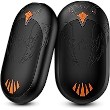 Magnetic Hand Warmers Rechargeable 2 Pack, Ergonomic Electric Hand Warmer, Up to 24hrs, Pocket Size Handwarmers,Warm Gifts for Raynauds, Golf, Men Women