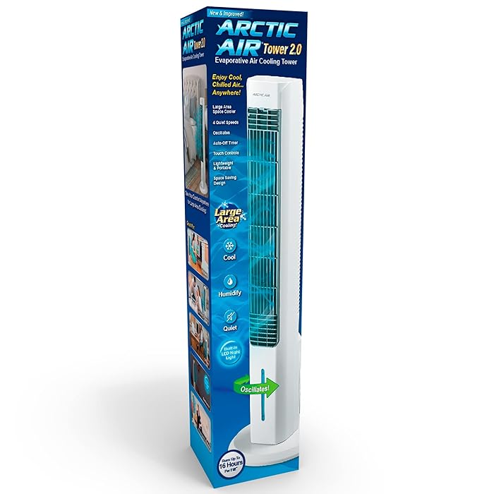 Buy Arctic Air Tower 2.0 Evaporative Air Cooler Large Area Room