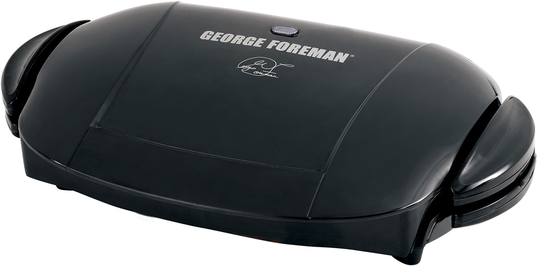George Foreman 5-Serving Removable Plate Electric Indoor Grill and Panini Press, Black, GRP0004B