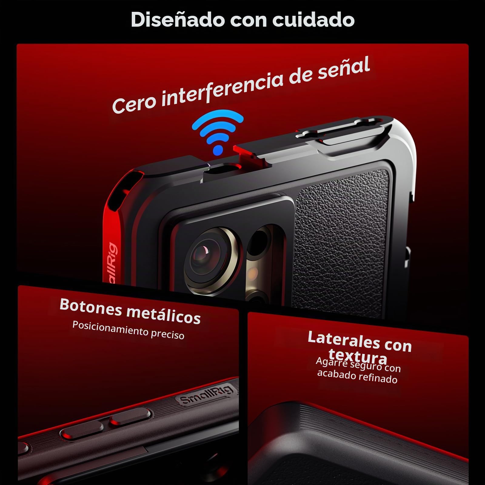 SMALLRIG S25 Ultra Cage Kit para Samsung Jaula de Aluminio con Adaptador de Filtro Magnético de 67mm, Diseño de Liberación Rápida, Rig de Vídeo para Teléfono para Vlogging y Streaming en Directo -5254