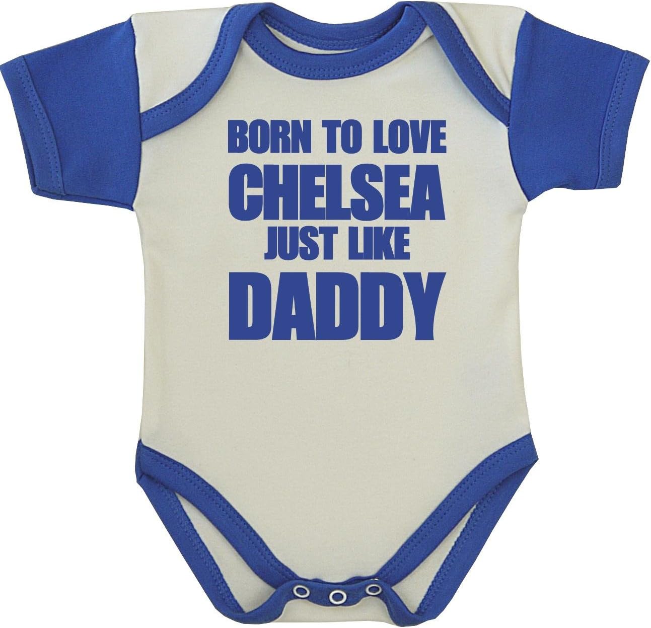 BabyPrem Baby Bodysuit Clothes Born to Love Chelsea Like Daddy NB-12 MTH