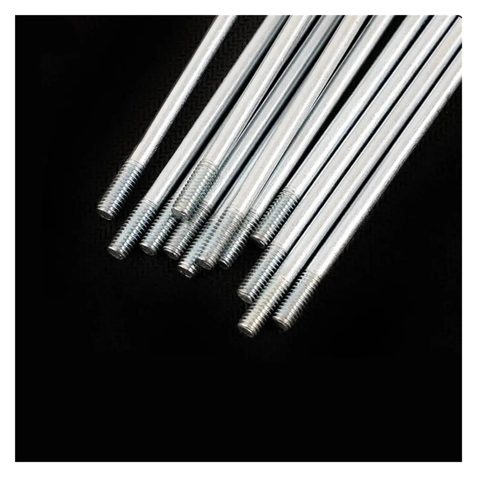 Elektryczne dopasowanie do roweru srebrne szprychy 13G średnica 2,2 mm długość 100-290 mm szprychy #45 stal + sutki 36 sztuk/partia