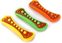 Hartz Chew 'n Clean Dental Duo Large Dog Chew Toys - Bacon Treats, Tartar Control, 3 Pack for Dental Health
