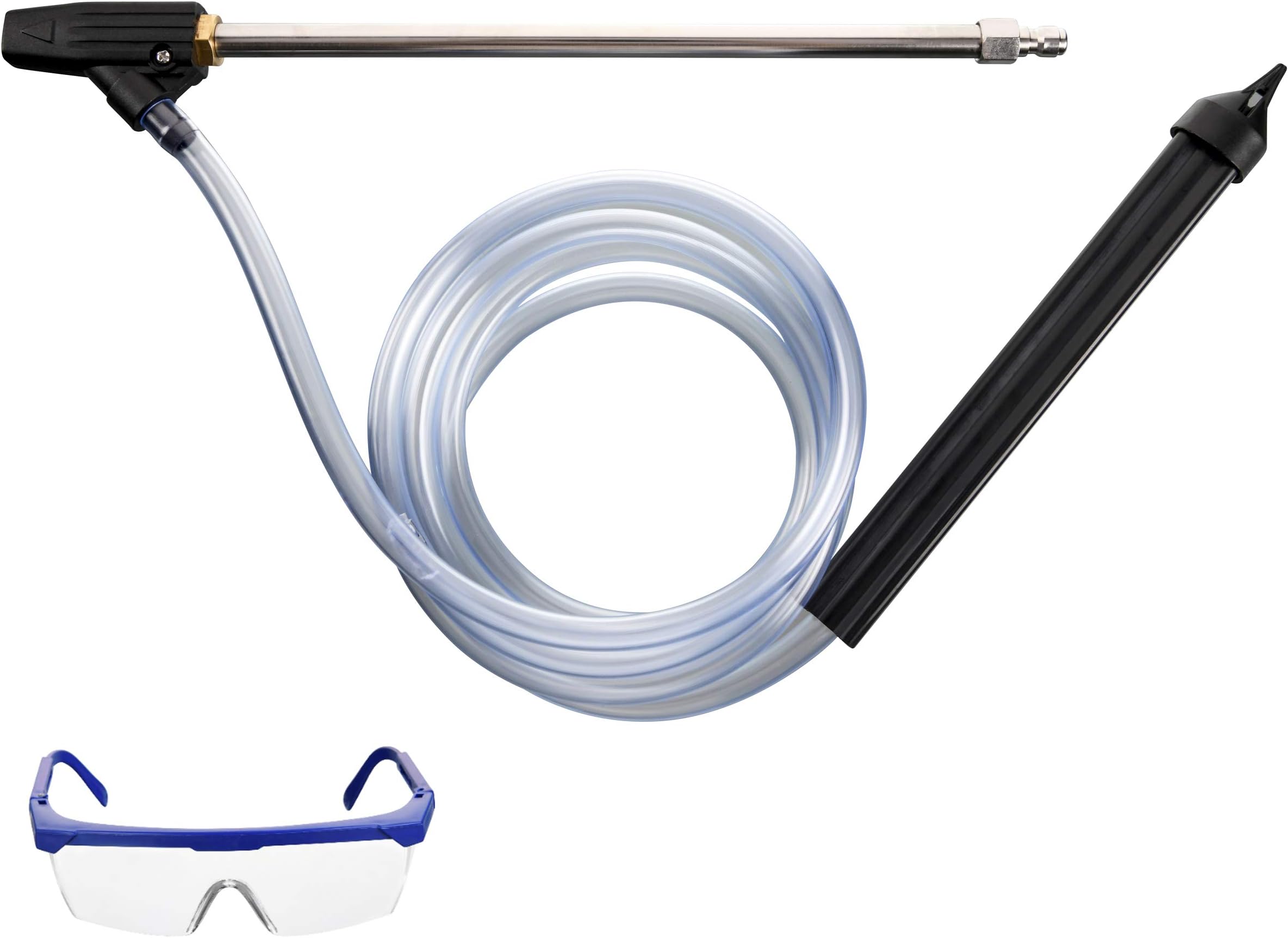 Tool Daily Pressure Washer Sandblasting Kit, Wet Sandblaster Attachment, 2500 PSI, 1/4 Inch Quick Connect