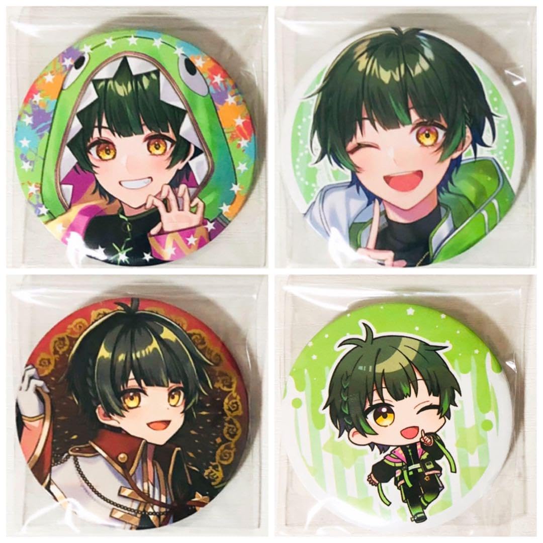 Amazon.co.jp: すたぽら如月ゆう缶バッジ第3弾4点セット : おもちゃ