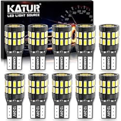 Luces Led Kia Sportage KATUR T10 W5W LED Bombilla 194 168 Superbrillante 6000K Xenón Blanco 30 * 3014 Chip 12-24V CANBUS Sin Errores Luz de matrícula de cortesía de la Puerta del Mapa del Domo del automóvil