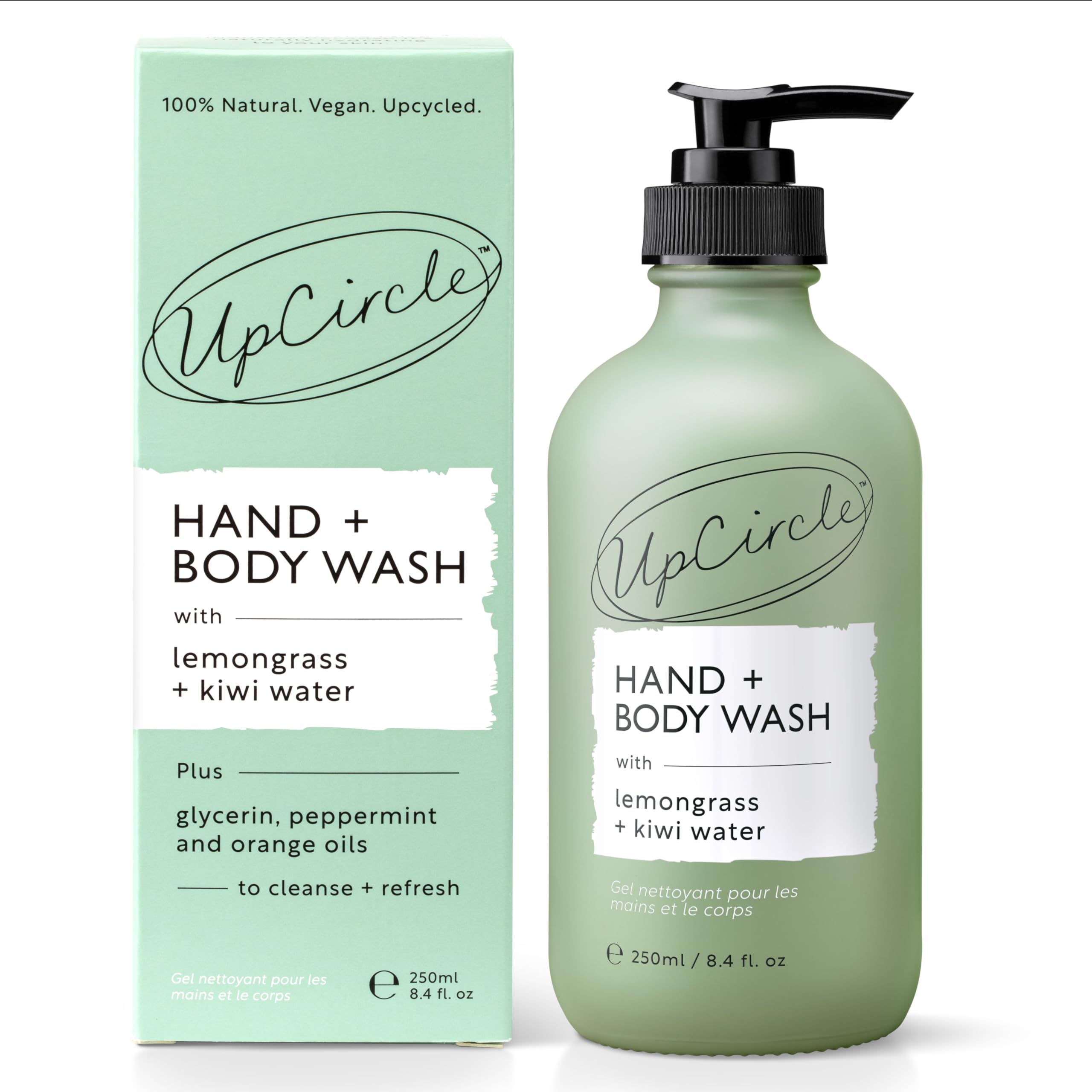UpCircle - Hand & Body Wash w. Kiwi Water 250 ml