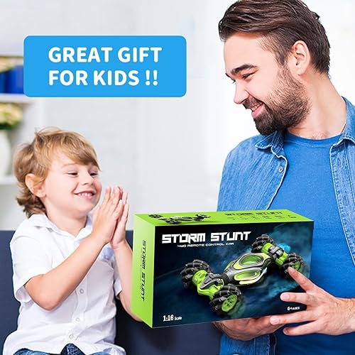 Miniatura 8 de 112 Auto de acrobacias a control remoto con detección de gestos de mano, auto grande a control remoto con reloj giratorio controlado a mano,