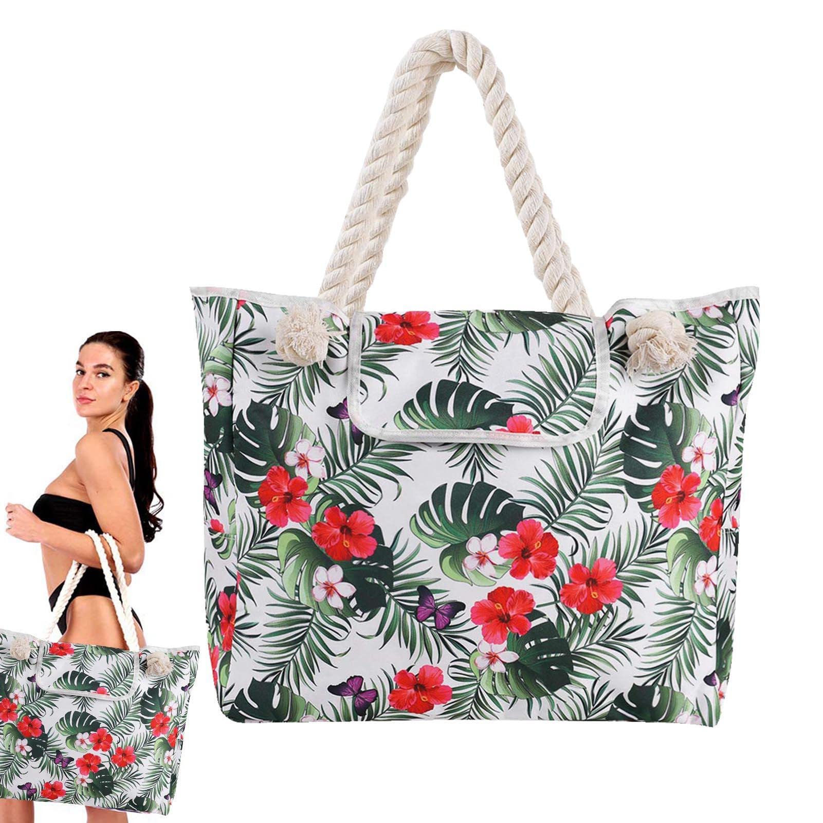 Amazon.co.jp: ビーチバッグ 防水 サンドプルーフ | 軽量プール トート  