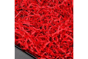 PLINJOY 4 OZ Red Crinkle Paper Filler