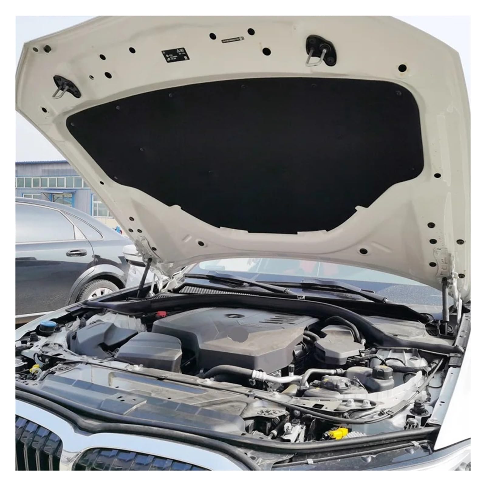 Aislamiento térmico algodón capó Delantero Coche Capó de motor coche Para Serie 3 G20 2020-2025, almohadillas sonido, cubiertas algodón con aislamiento térmico, alfombras ignífugas, accesorios