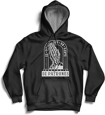 Amazon Com Herencia De Patrones Hp Es Dificil Ser Un Santo Camisa Manga Larga Sudadera De Cuello Redondo Sudadera Con Capucha Merch Merchadise Clothes Apparel For Kids Men Women Black Clothing