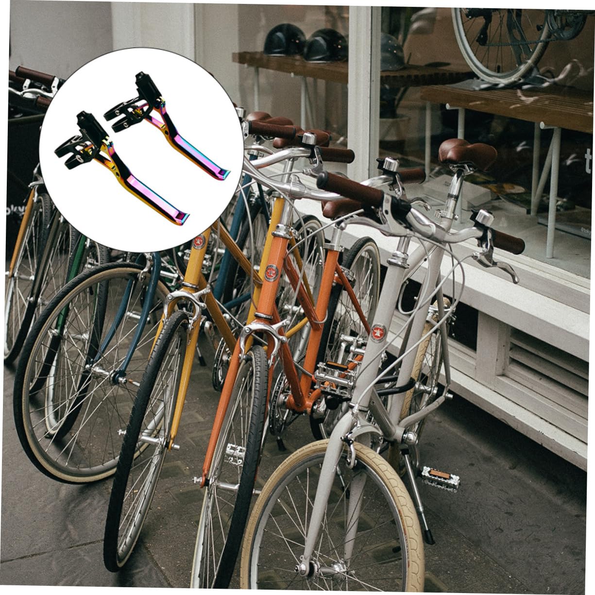 Toyvian 1paio Leva Freno Per Bicicletta Alluminio Leggero Sostituzione Per Manubri Design Accessorio Per Bici Da Corsa e Mountain Bike