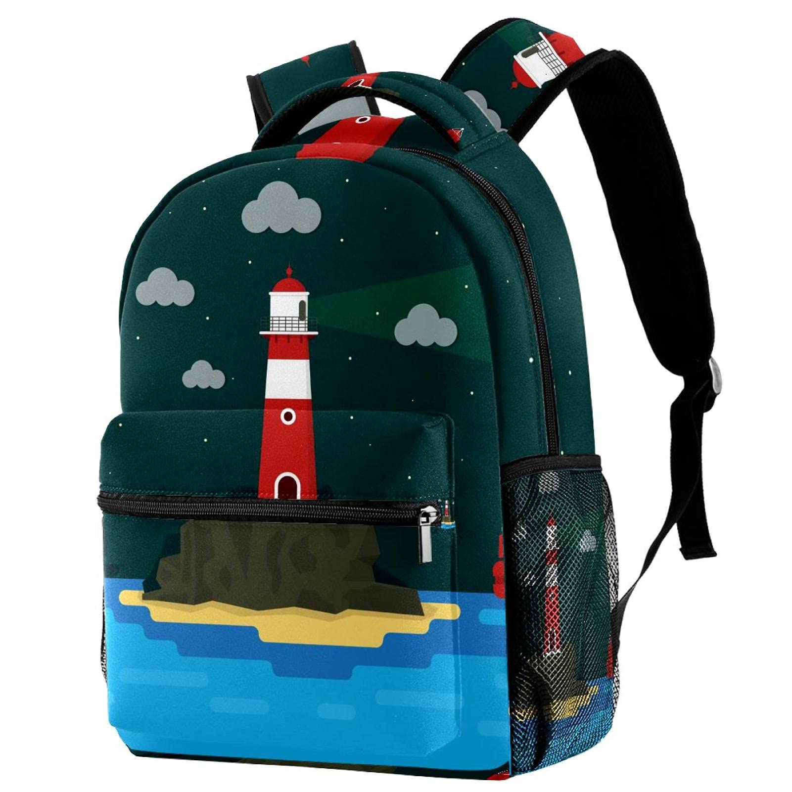 Sac à dos femme grande capacité multicolore Hello Summer Beach - 7