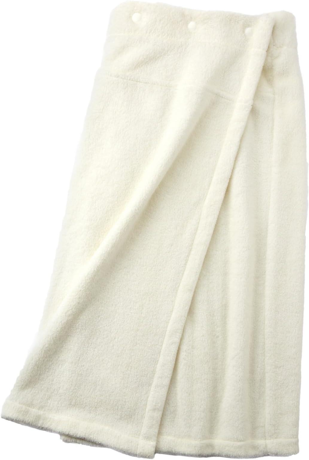 World's Softest Cozy Bath Shower Wrap (Large/XLarge, Vanilla)