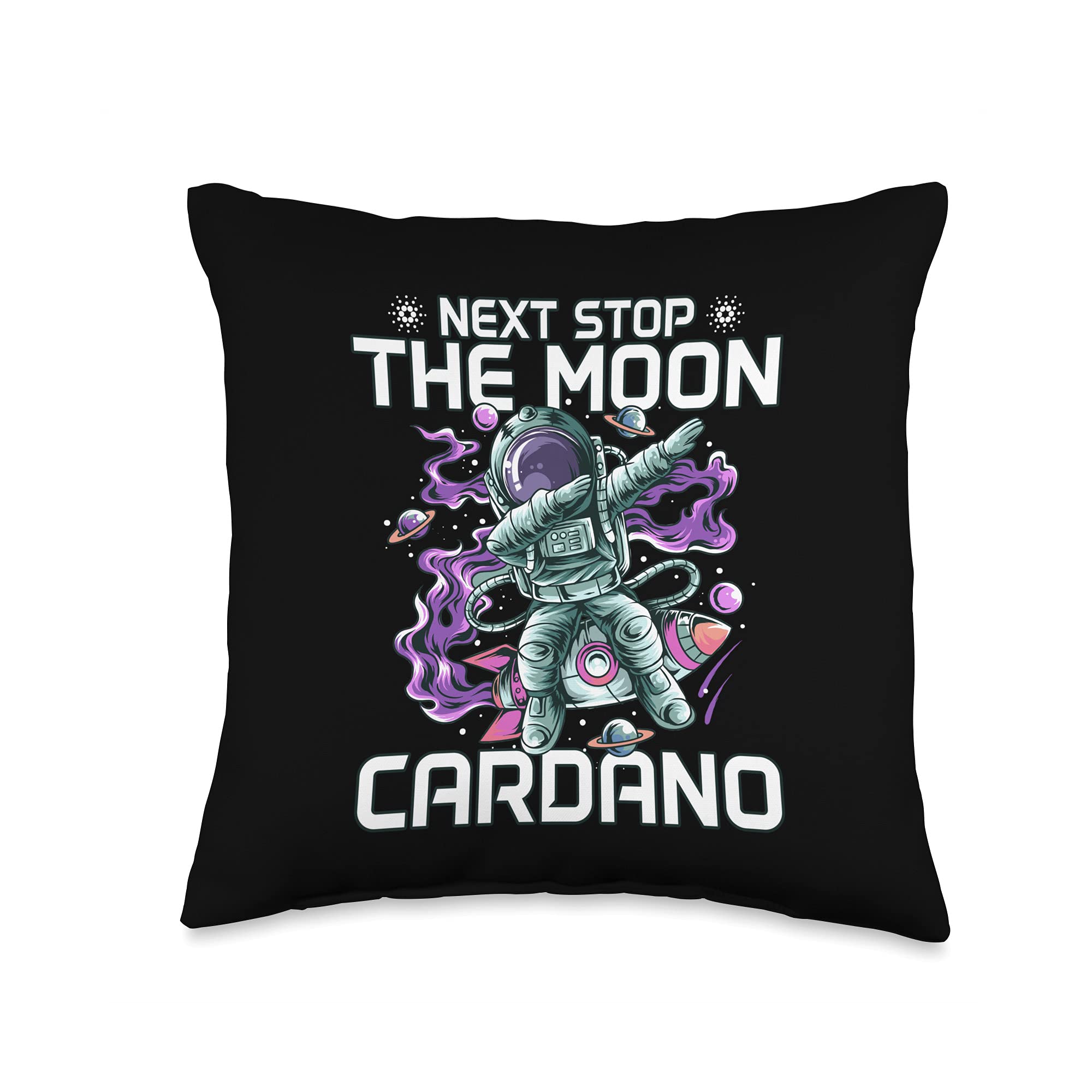 Amazon.com: Cardano Crypto Coin ADA Blockchain Cryptocurrency Bullrun Throw  Pillow : Home & Kitchen
