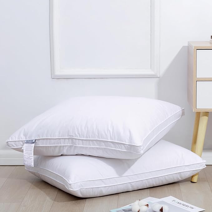 Almohada Pluma y Plumón de Ganso 100% Algodón Standard miniatura 2