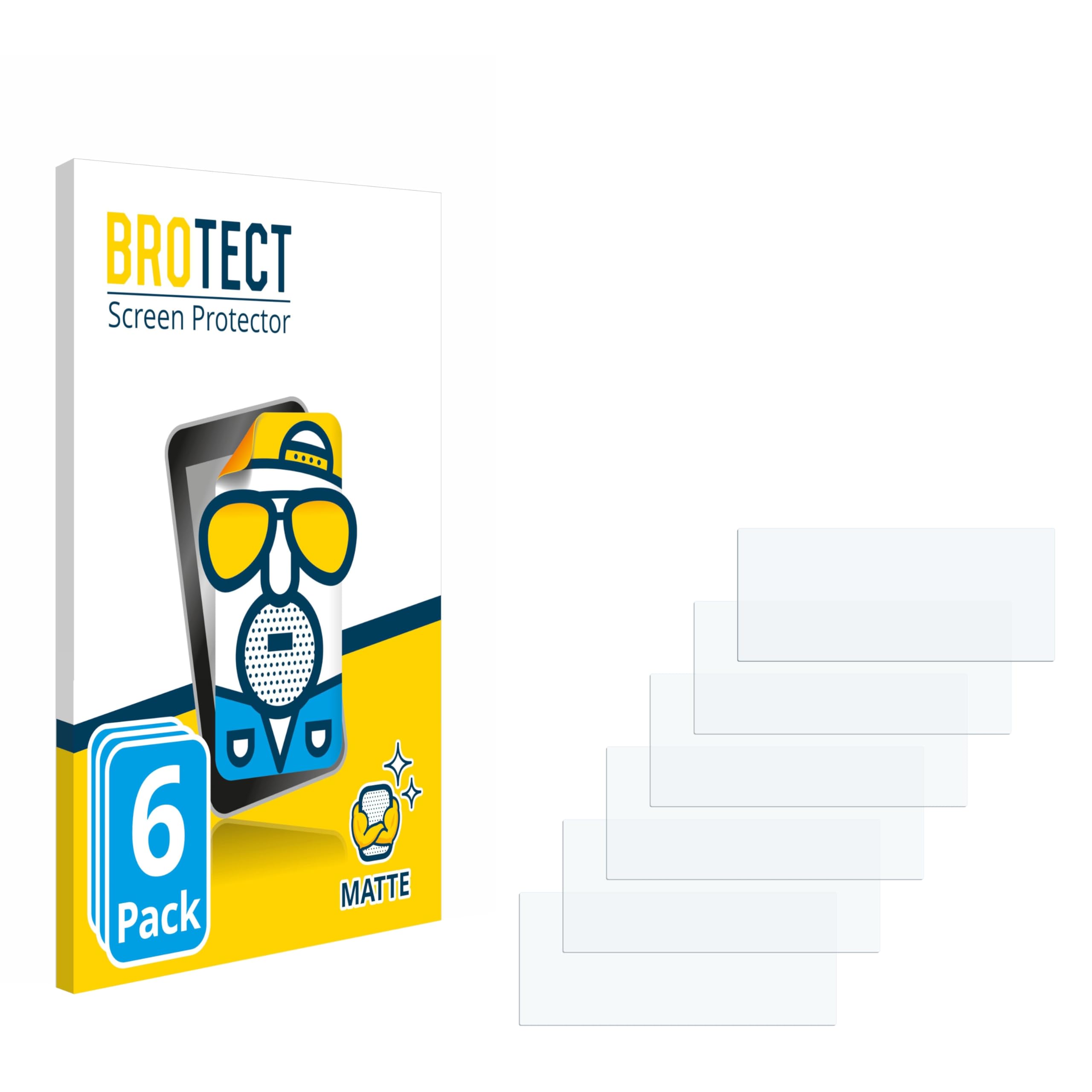 brotect Screen Protector Anti-Glare Compatible with Rhythm (6 Pack) Screen Protector Matte, Anti-Fingerprint Protection Film