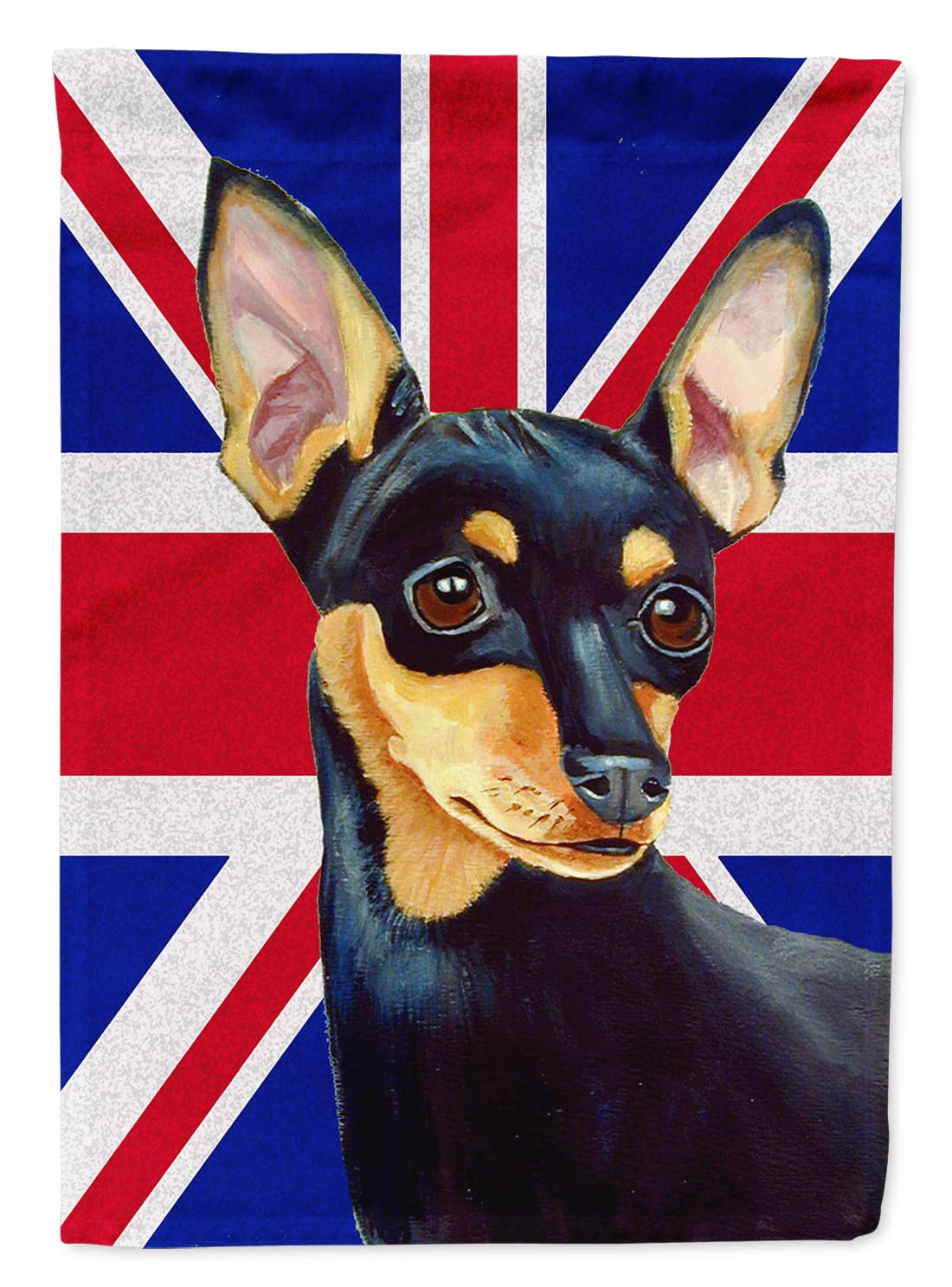 Min Broches Union Jack grand format sur toile coloree durable et resistante
