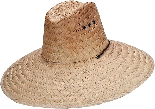 Miniatura 3 de Solid Wing Sombrero de paja de safari aplastado para hombre