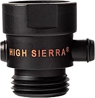 Vista 10 de High Sierra® - Válvula de pausa y control de presión del cabezal de ducha - Metal sólido - Válvula de botón que controla fácilmente el flujo de agua