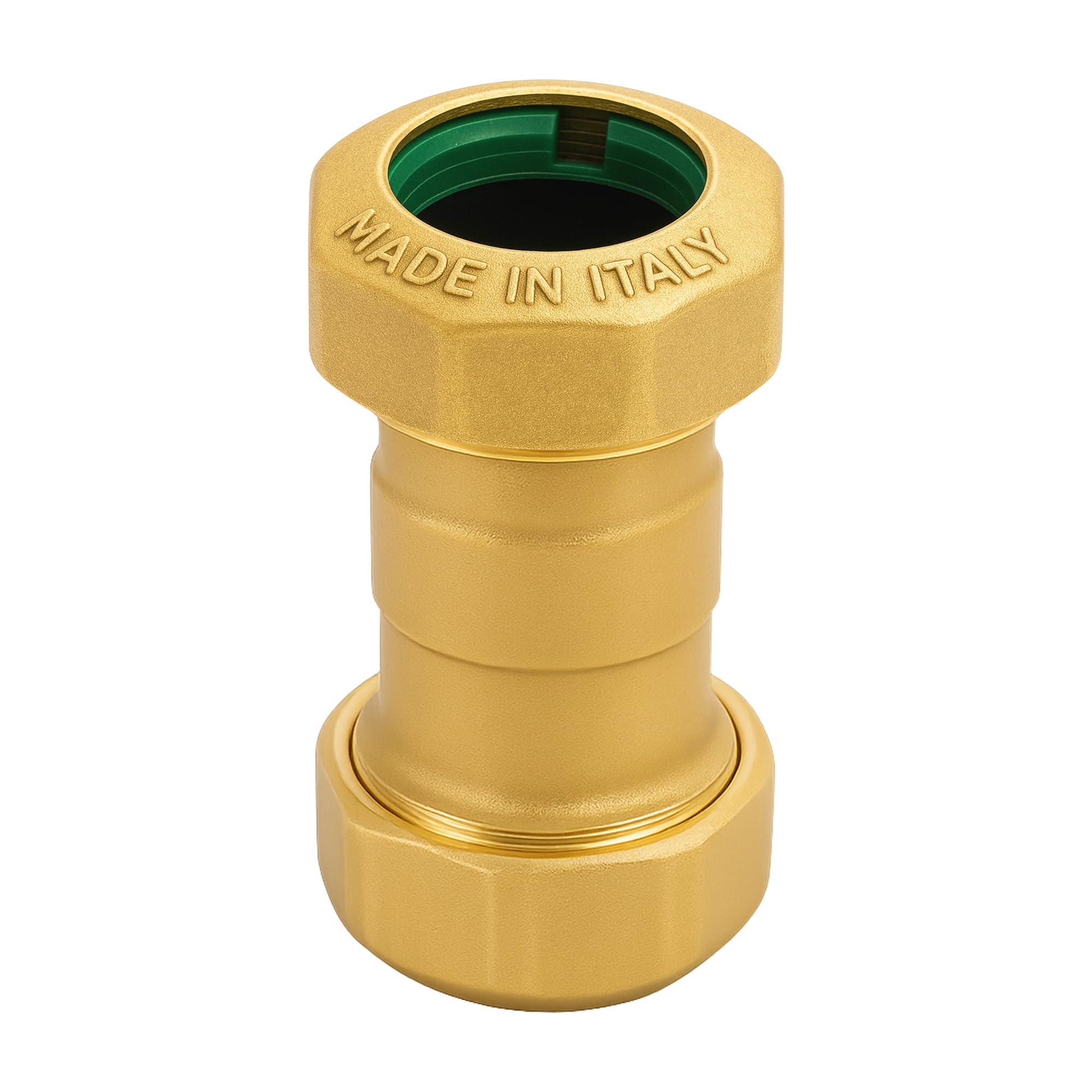 PE Pipe Screw Connection Brass Fitting Coupling Angle Clamp Connector Sleeve (Coupling 32 mm)