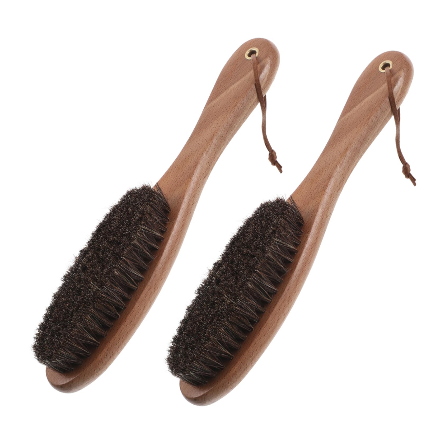 Cepillo para Limpiar Zapatillas de Madera 2 Piezas, Beige, Pulido | Limpia Suelas y Calzado, Uso Doméstico Diario, Mango Cómodo, Evita Daños, Formato Doble