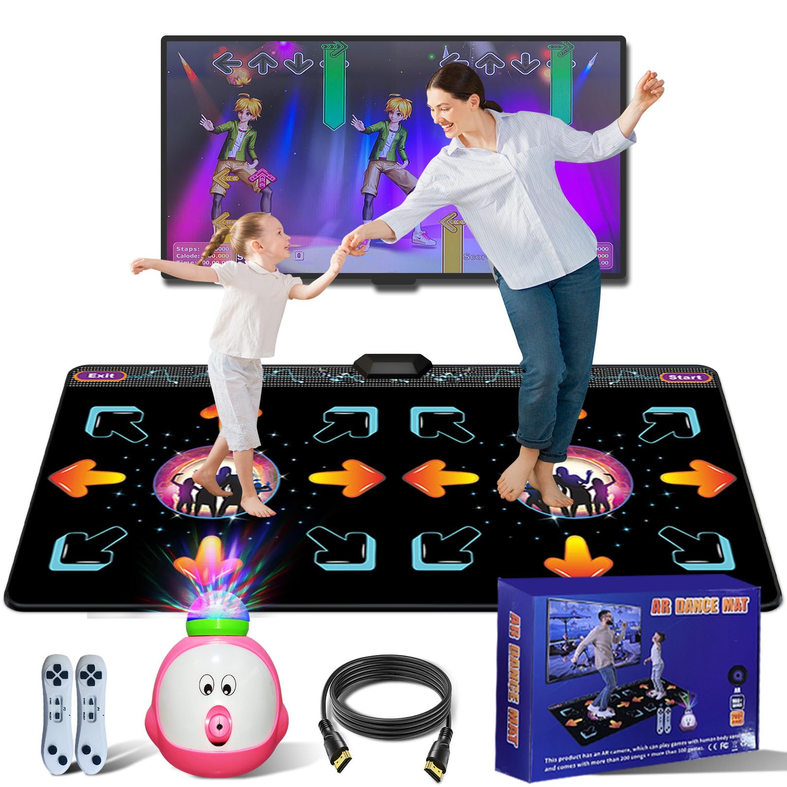 danst ダンスト 2足セット Amazon.com: YRPRSODF Dance Mat for Kid & Adult, Double Dance Mats