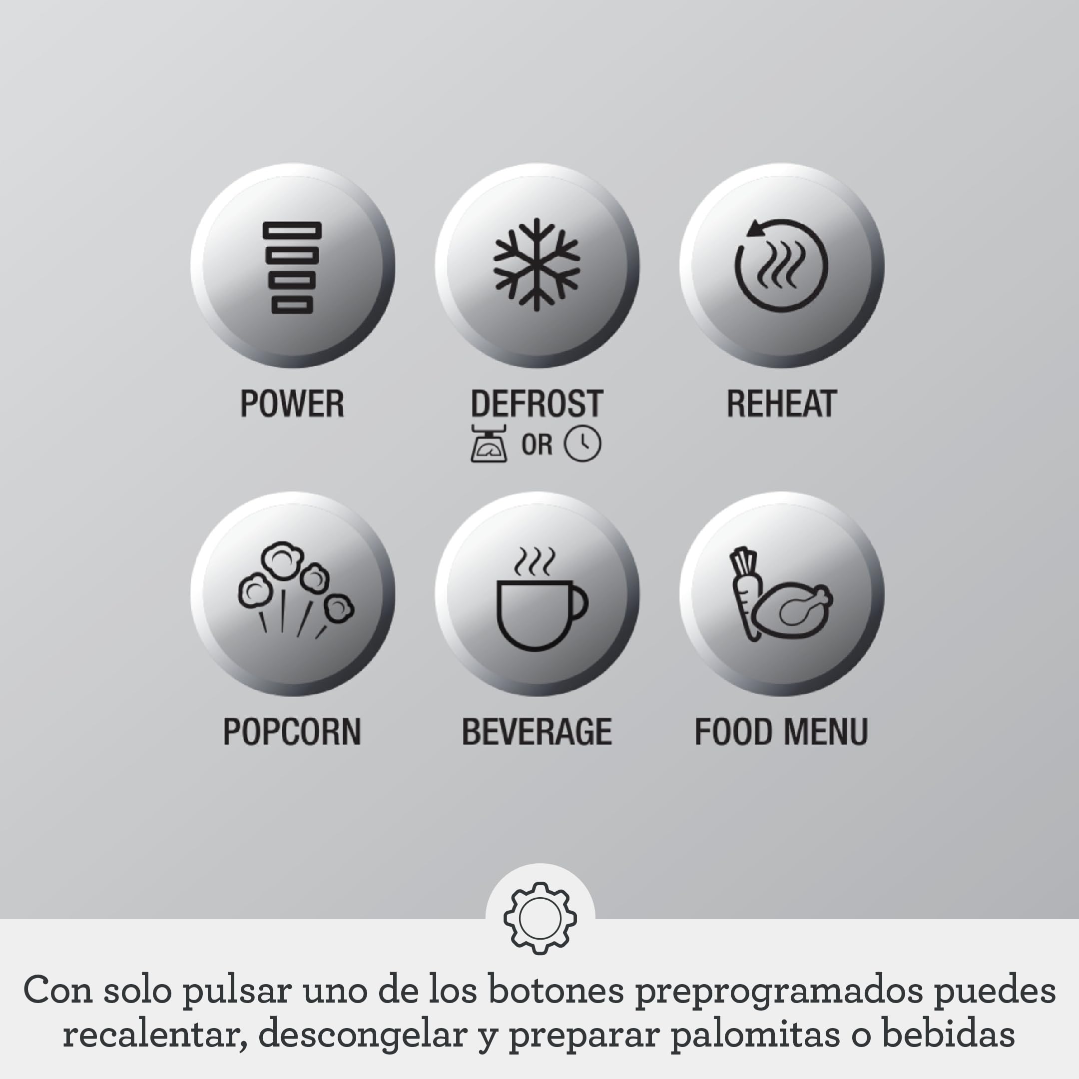 Sage Compact Wave, Microondas de Cierre Suave, Plata