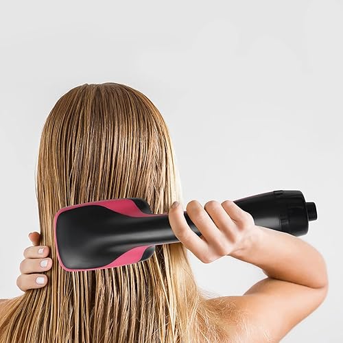 Miniatura 4 de Cepillo secador de pelo en uno, secador de pelo y peinado 3 en 1, cabello seco y liso, cable giratorio de 360, potencia 1000 W, 3 niveles de calor