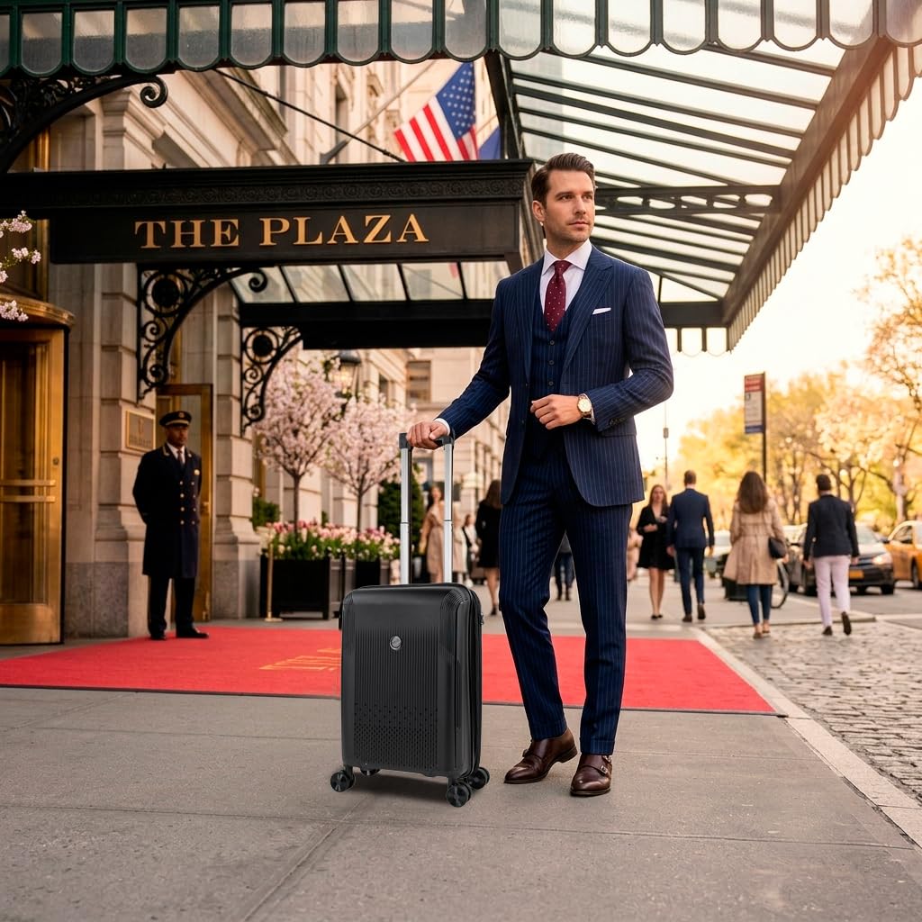 Maleta Cabina 55x40x20 rígida con ruedas tipo trolley ligera apta para avió
