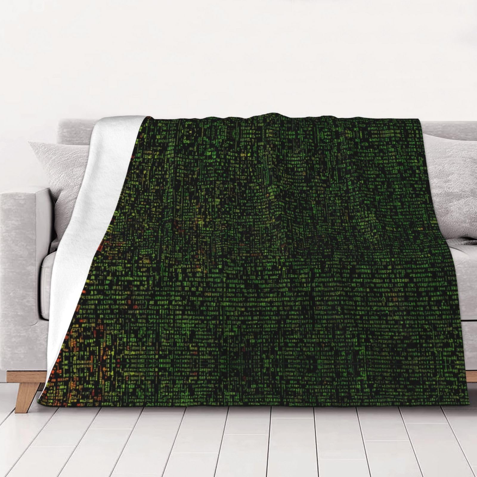 Gewichtete Mathematikformel-Decke, 76,2 x 101,6 cm, weiches Flanell, wendbar, gemütlich, extra warm, Decke für Bett, Couch