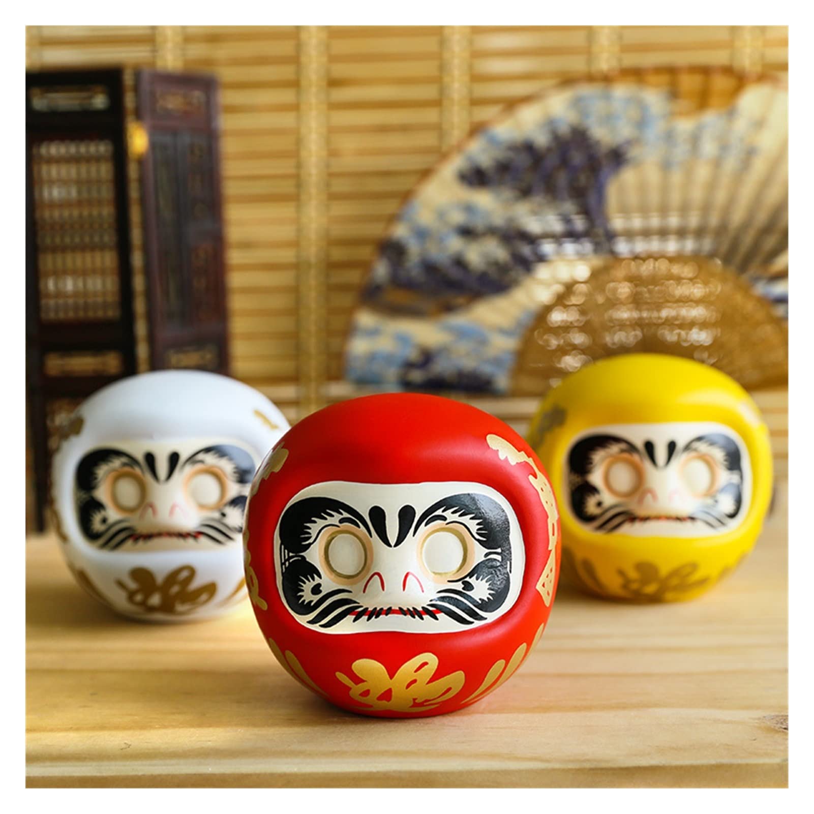 Amazon.co.jp: LANGEN 4 Inch Japanese Ceramic Derma Doll Lucky