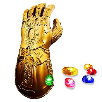 【金属製】装着可能 サノス インフィニティガントレット ナノガントレット Amazon.co.jp: Haho Thanos Glove サノスインフィニティ