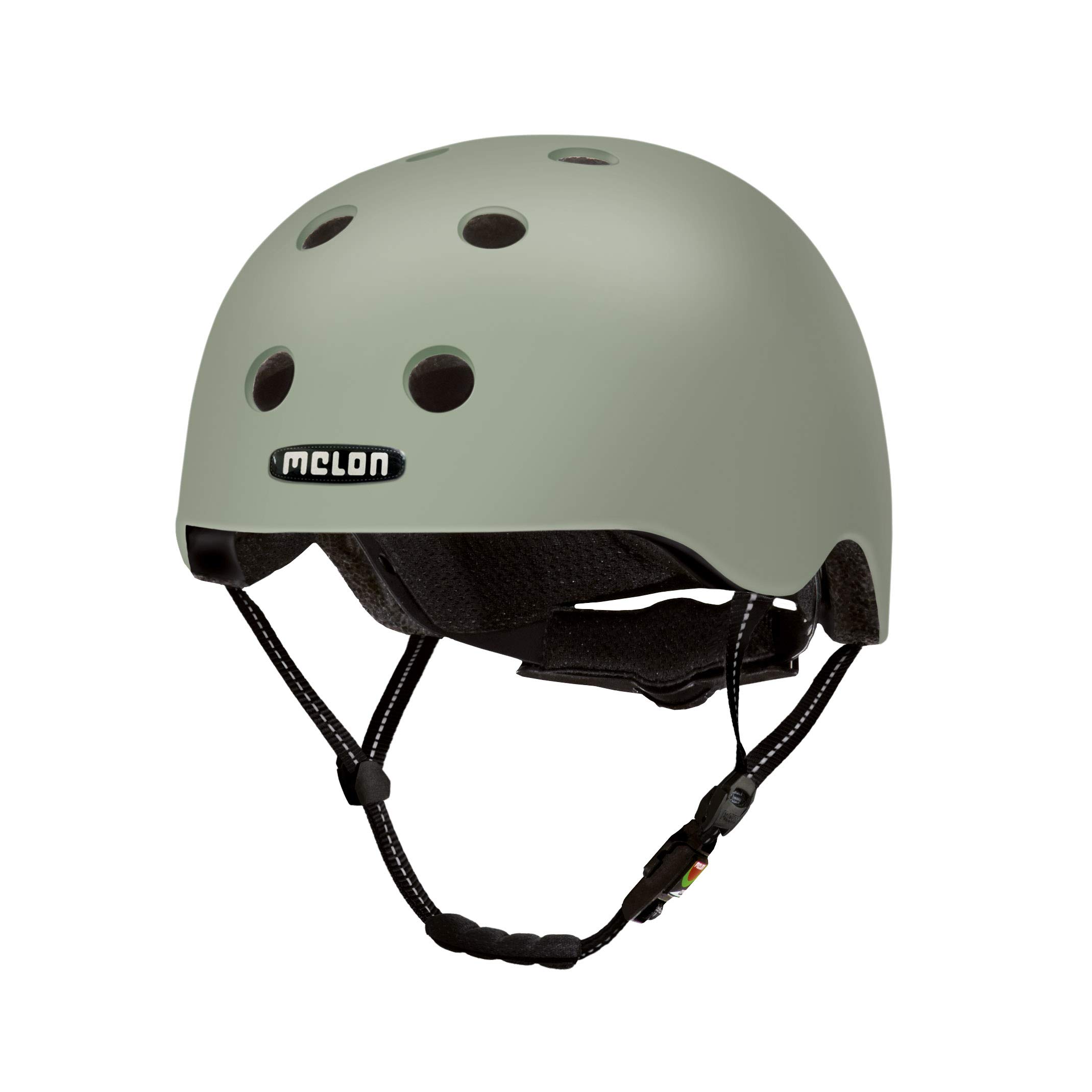 Melon Casque de Vélo »New York« pour Homme, Femme Adultes et Enfants | Casque Urbain léger et sûr pour Velo, VTT, Cyclisme, Skate et Trotinette | Taille XL-​XXL (58-​63 cm) Gris Pastel uni