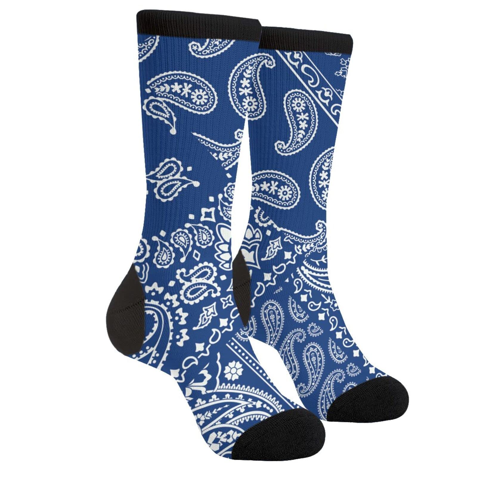 Mouxue Funny Novelty Crazy Crew Tube Socks, Men'S Women'S Casual Dress Socks