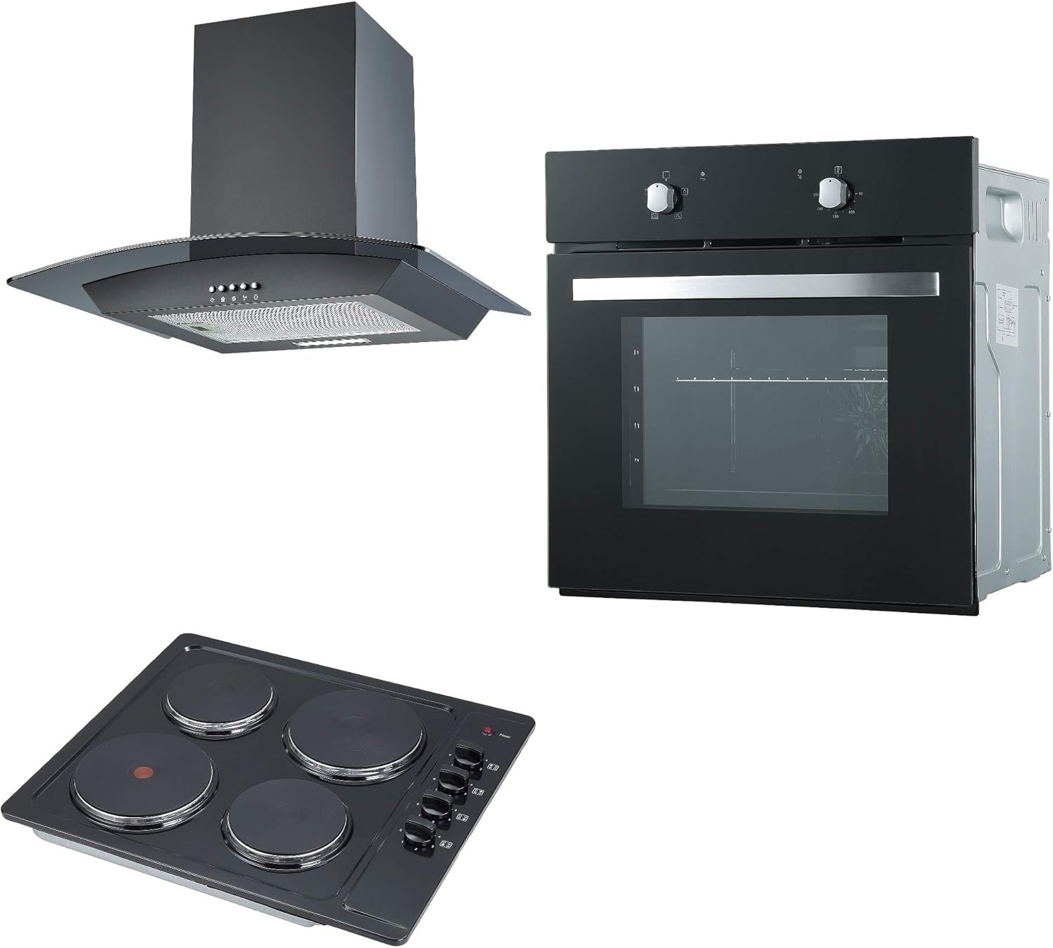 built in electric fan oven and hob