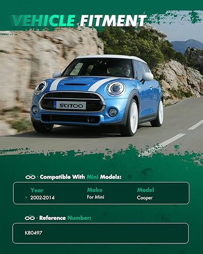 Miniatura 2 de scitoo Barra estabilizadora delantera Barra estabilizadora enlaces de extremo Par para Mini Cooper 20022014