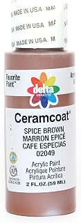 Delta Creative Ceramcoat Acrylic Paint in Assorted Colors (2 Ounce), Spice Brown
