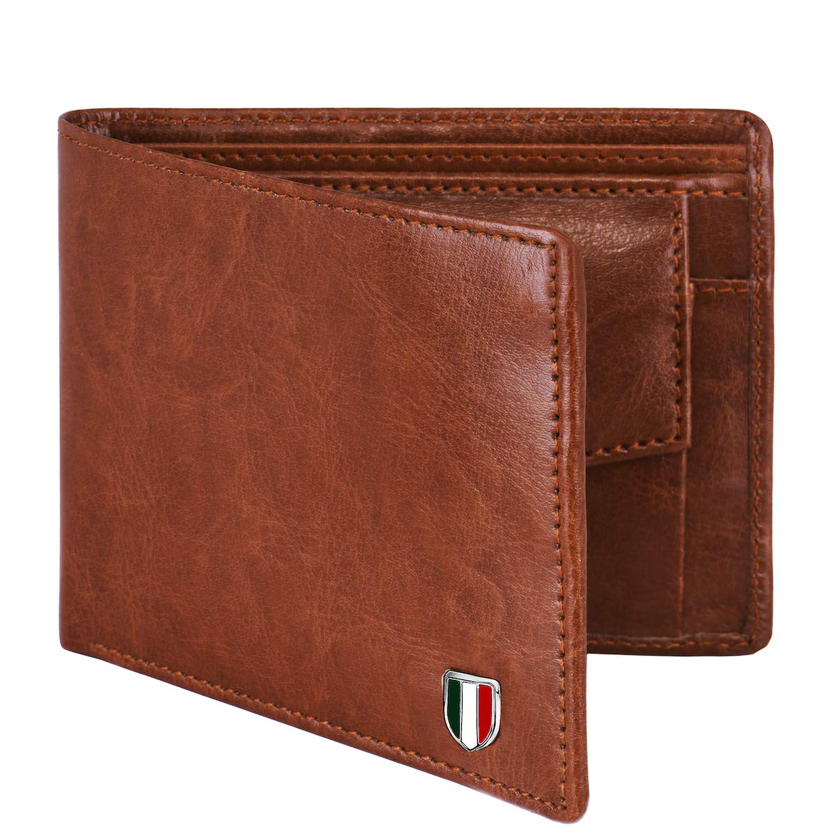 GIOVANNYGVN-TANCHNGR01 Tan Genuine Leather Wallet for Men