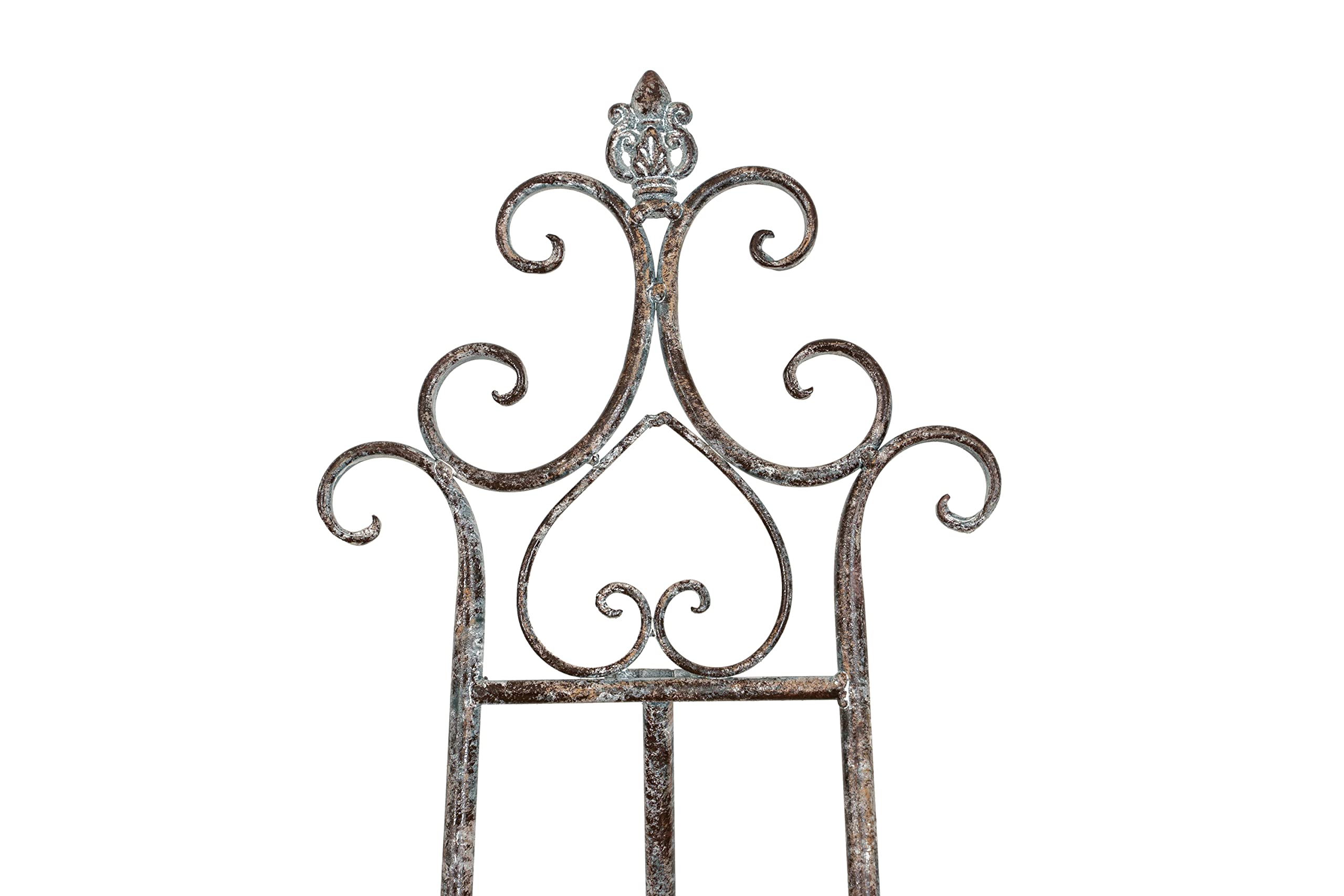 Biscottini Cavalletto Pittura Porta Quadri Da pavimento - Espositore Pubblicitario in Ferro 152x54x97 - Portamenu Ristorante - Supporto Lavagne Terra - Cavalletto pittore - Leggio Porta Menu