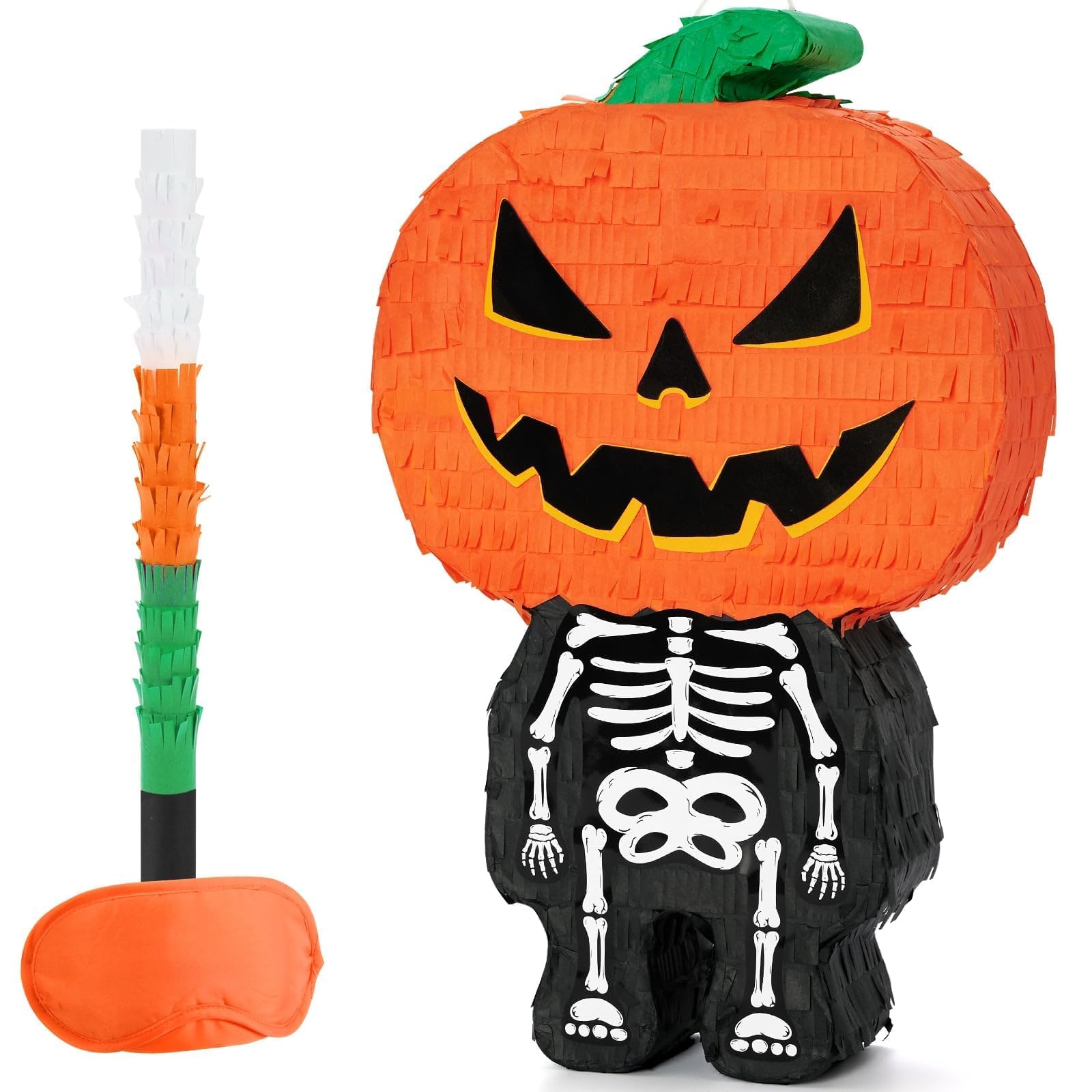 WERNNSAI Halloween Skull Pumpkin Pinata Pumpkin Skull Pinata