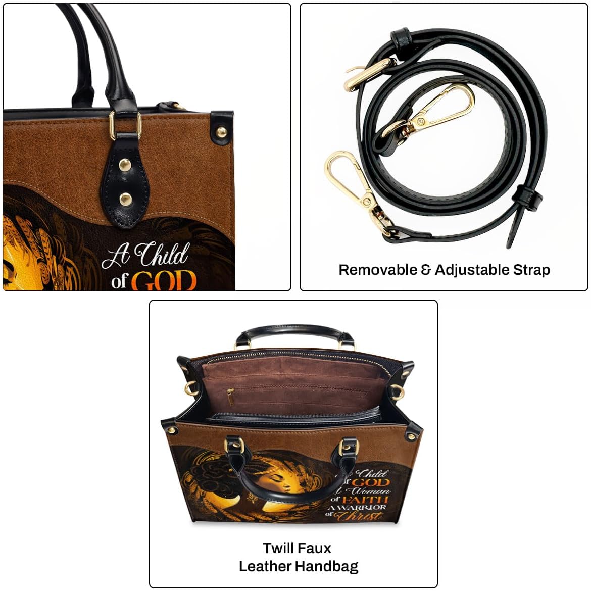 Sistabag Leather Handbag, Tote Bag For Women - Mothers Day Gifts - Birthday Gifts For Grandma, Mom, Besties - Purse For Women - Image 3