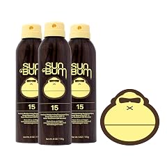 Sun Bum Original SPF 15 Sunscreen Body Spray with Sonny Sticker - Broad Spectrum Moisturizing Sunscreen with Vitamin