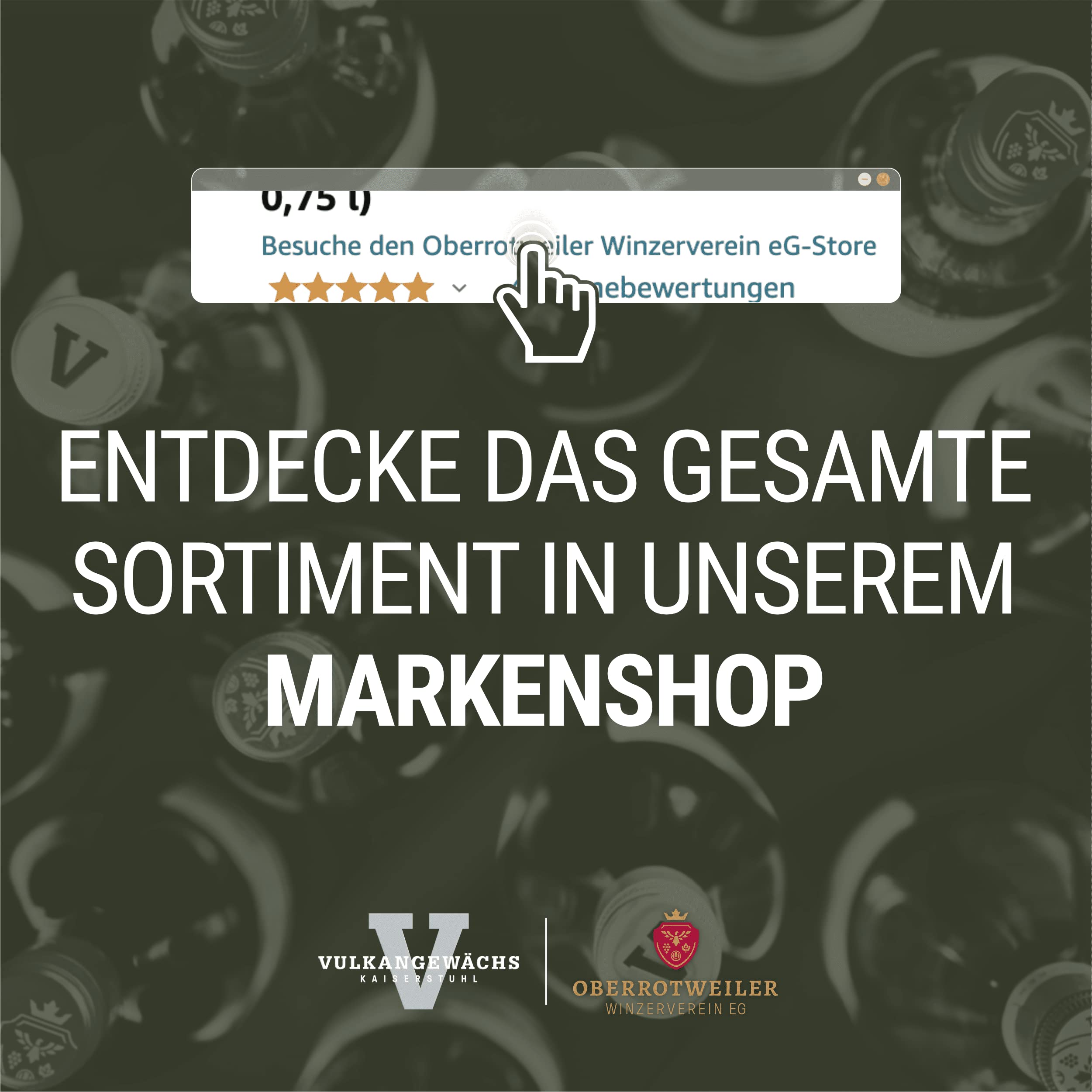 Vulkangewächs Kaiserstuhl Grauburgunder QbA trocken - SILBER 2026 AWC Vienna - Weißwein trocken mit zarten Fruchtaromen nach Pfirsich, Apfel & Zitrus - Badischer Wein (6 x 0,75 l)