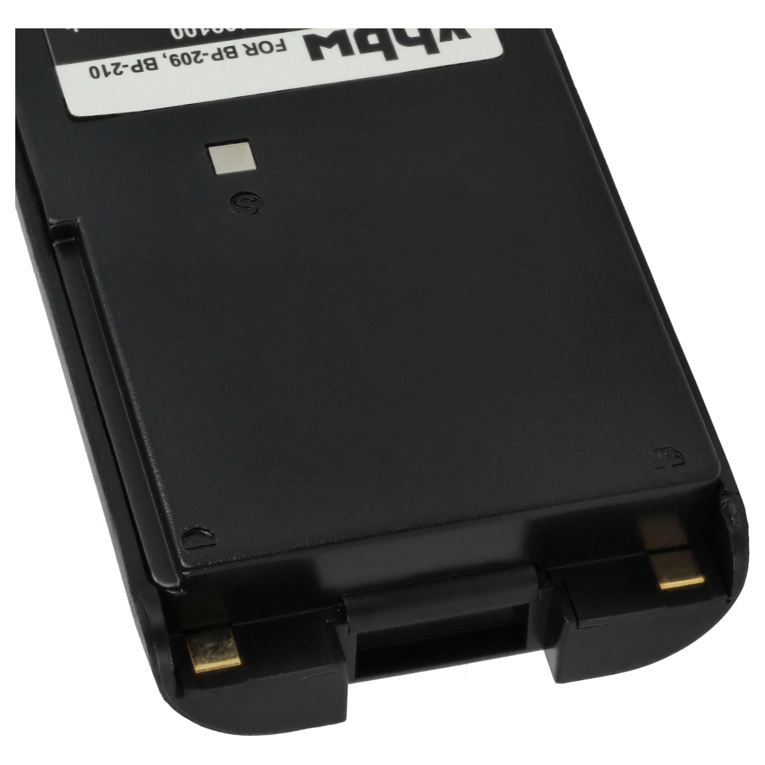 vhbw batteria compatibile con Icom IC-A24, IC-F11, IC-F11BR, IC-A6, IC-A6E, IC-A24E radio (2300mAh, 7,2V, NiMH) + clip