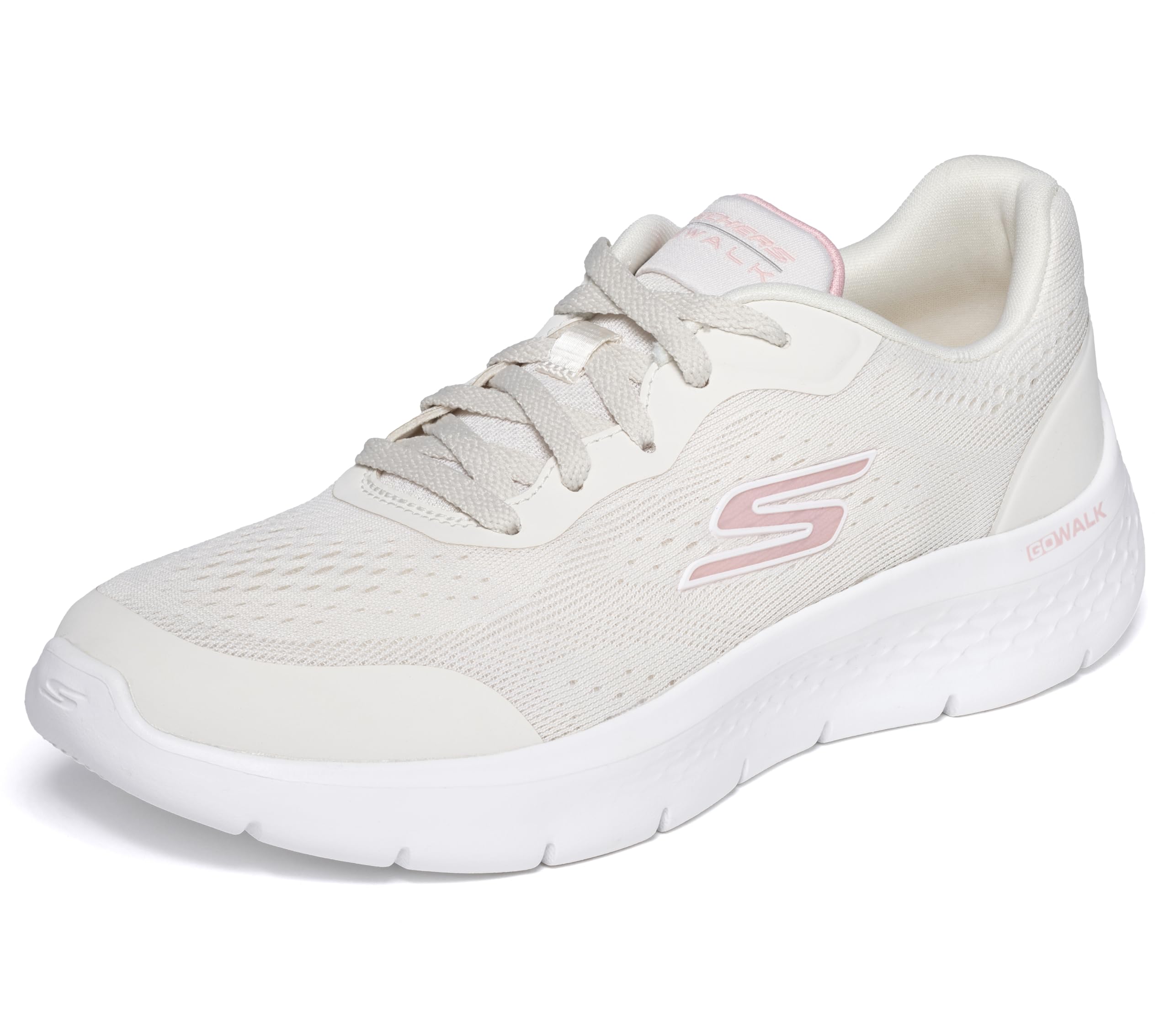Skechers Women's Go Walk Flex Serenity Trainers, Natural, 9 UK