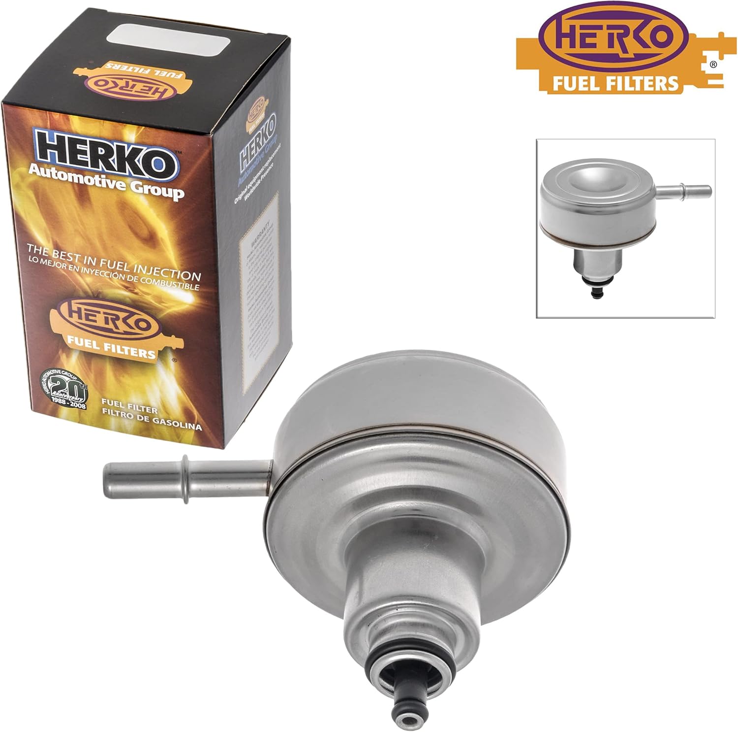 Herko GFCR43 Fuel Pressure Regulator, Compatible with Grand Cherokee TJ Wrangler Cherokee 2.4L 2.5L 4.0L 5.2L 5.9L 1997-2004